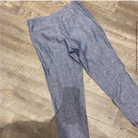 Joie Chambray Linen Wide Leg Pant - Picture 3 of 6